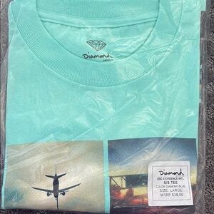 Diamond Supply Co. DSC C Evidence International T in Diamond Blue Graphic Tee